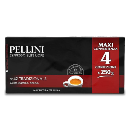 Мляно кафе Pellini n42 Tradizionale, 4x250гр.
