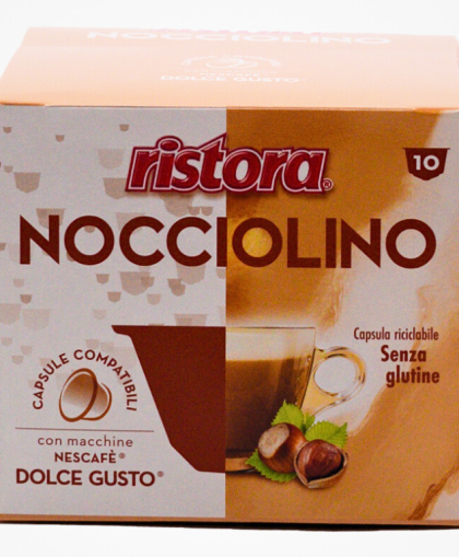 Кафе капсули Ристора капучино лешник капсули ,10 бр., DG система