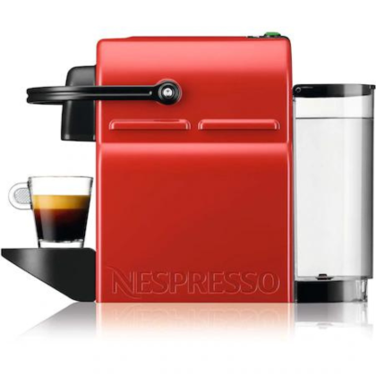 Кафемашина с капсули Nespresso Inissia Red, Червена
