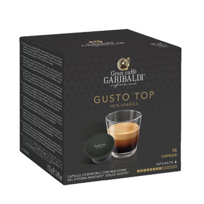 Kафе капсули,Garibaldi Gusto Top, 16 капсули, DG система