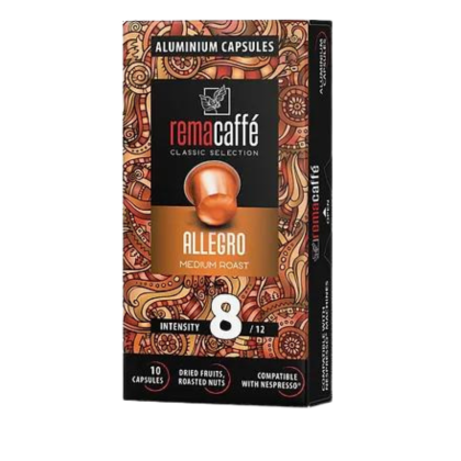 Кафе капсули  RemaCaffe Allegro, 10бр Nespresso