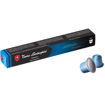 Кафе капсули Tonino Lamborghini Decaffeinato Nespresso, 10бр.