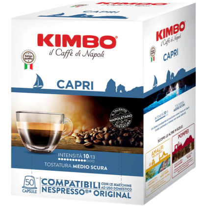 Кафе капсули Kimbo Capri Nespresso, 50 бр.