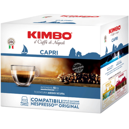 Кафе капсули Kimbo Capri Nespresso, 100 бр.