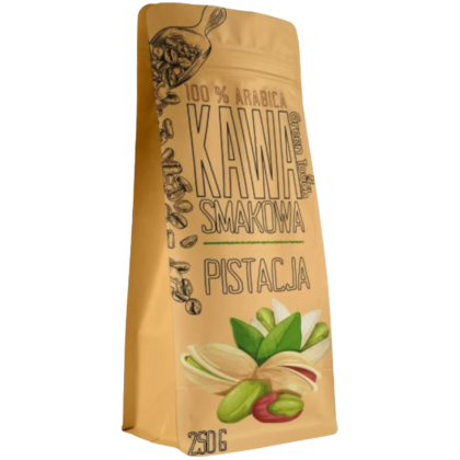 Кафе на зърна Green Touch Pistacchino 100% Арабика с аромат на шамфъстък, 250гр.