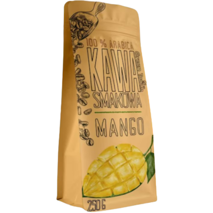 Кафе на зърна Green Touch 100% Арабика с аромат на манго, 250гр.