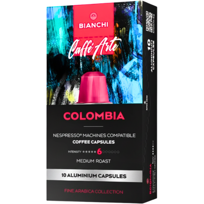 Кафе капсули Bianchi Colombia съвместими с nespresso, 10бр.