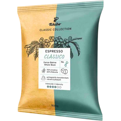 Кафе на зърна Тchibo Espresso Classico N8, 0.5кг