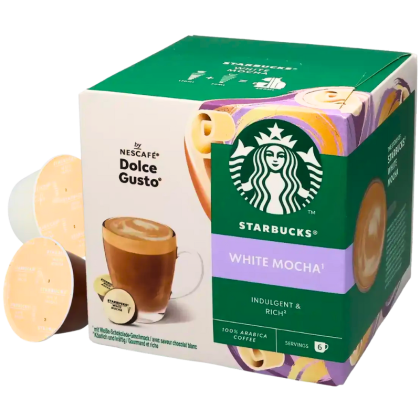 Кафе капсули Starbucks White Mocha съвместими с Dolce Gusto, 12бр.