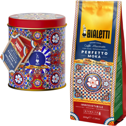 Мляно кафе Dolce&Gabbana Perfetto Moka Irresistibile 0.200кг. + подарък кутия за кафе, червен