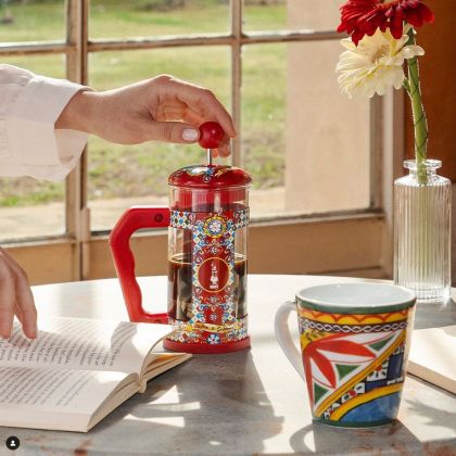 Френска преса за кафе Dolce&Gabbana Bialetti, червен