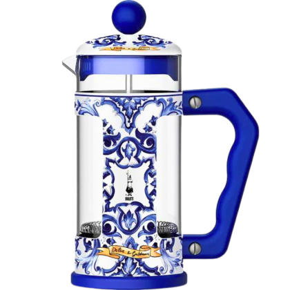 Френска преса за кафе Dolce&Gabbana Bialetti, син