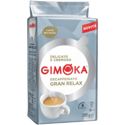 Кафе Gimoka Gran Relax Decaf безкофеин, 0.250кг
