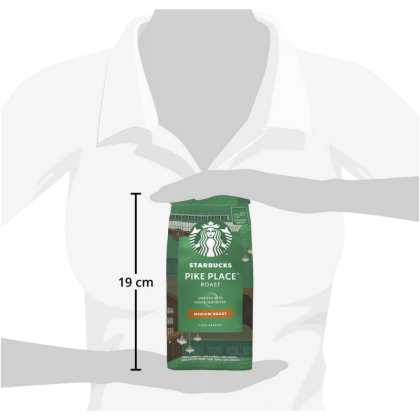 Кафе на зърна Starbucks Medium Pike Place, 0.200кг
