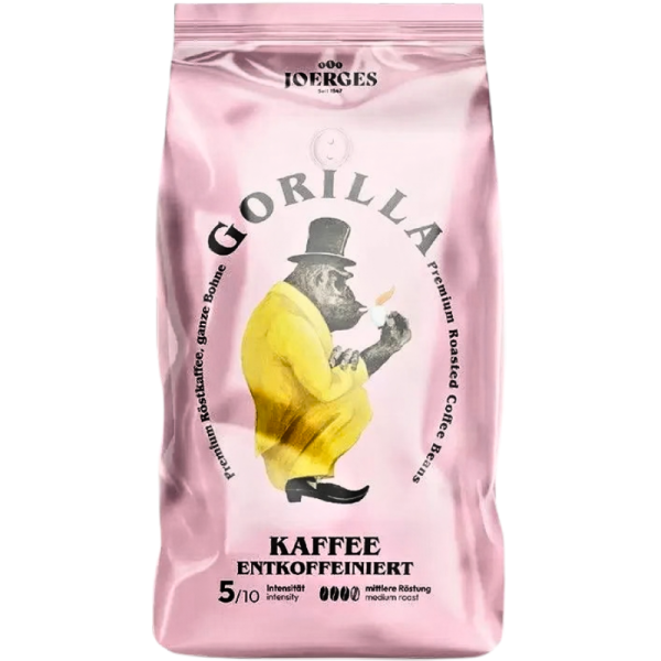 Кафе на зърна Gorilla Dek. безкофеин, 1кг