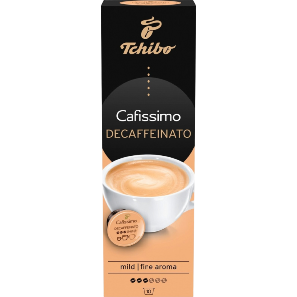 Кафе капсули Tchibo Cafissimo Decaffeinato безкофеин, 10 капсули