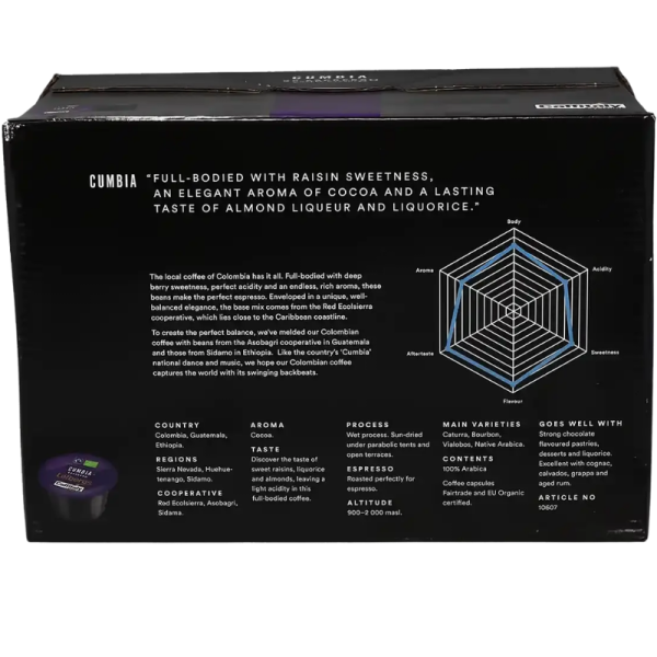 Кафе капсули Caffitaly Lofbergs Cumbia, 96 капсули