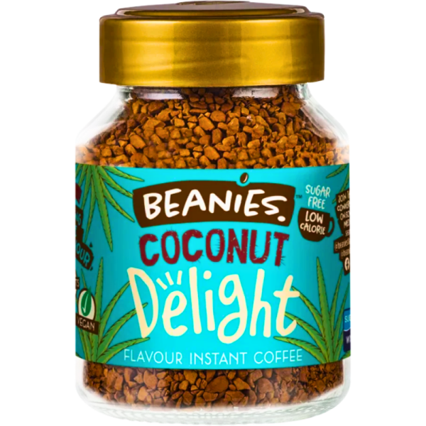 Разтворимо кафе Beanies с аромат на кокосов десерт, 50гр.