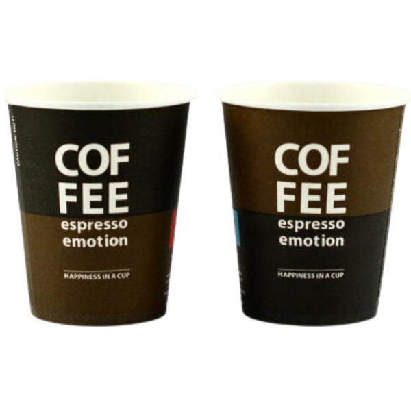 Картонени чаши Кафе Еспресо Дизайн, 3000бр