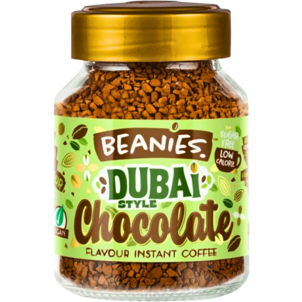 Разтворимо кафе Beanies с аромат на дубайски шоколад, 50гр.