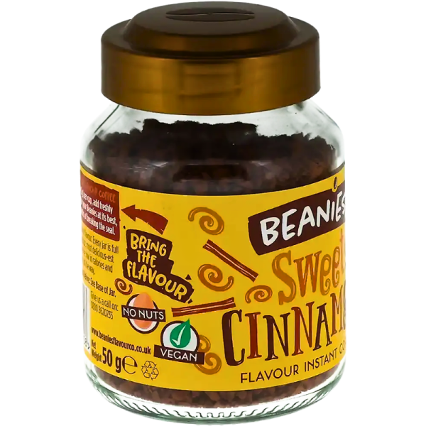 Разтворимо кафе Beanies с аромат на сладка канела, 50гр.