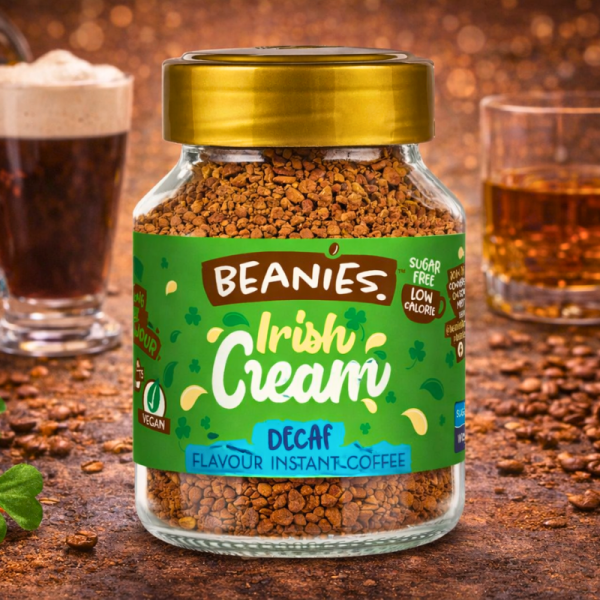 Разтворимо кафе Beanies с аромат на ирландско капучино Безкофеин, 50гр.