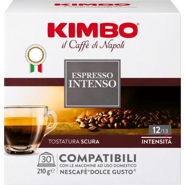 Кафе капсули Kimbo Intenso съвместими с Dolce Gusto, 30 капсули