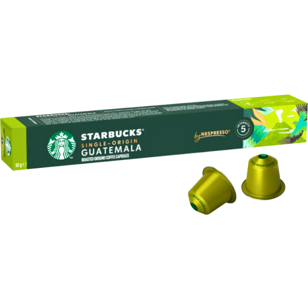 Кафе капсули Starbucks Guatemala съвместими с Nespresso, 10 капсули