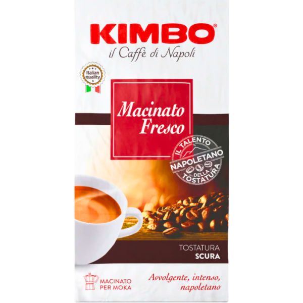 Мляно кафе Kimbo Mascinato Fresco, 0.250кг