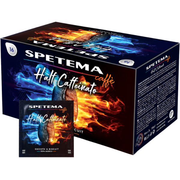 Кафе дози Spetema Half Caffeinato, 18 дози