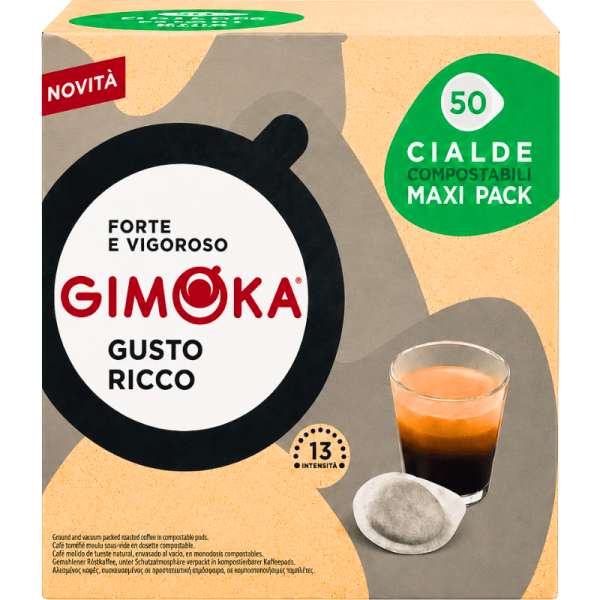 Кафе дози Gimoka Gusto Ricco подове ESE, 50 дози