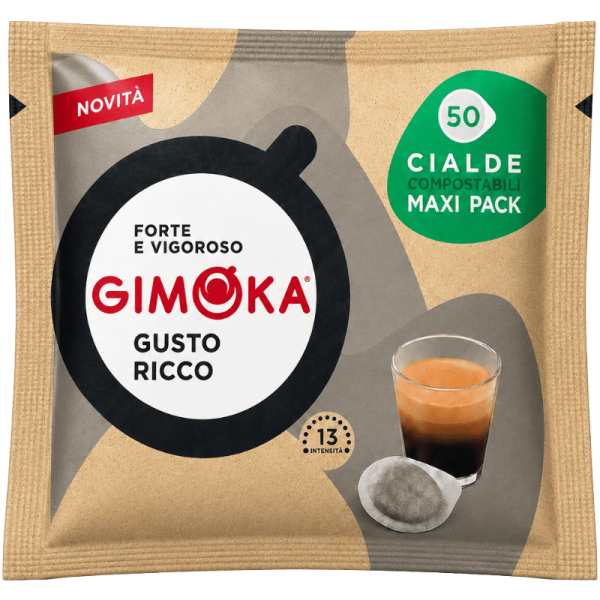 Кафе дози Gimoka Gusto Ricco подове ESE, 50 дози