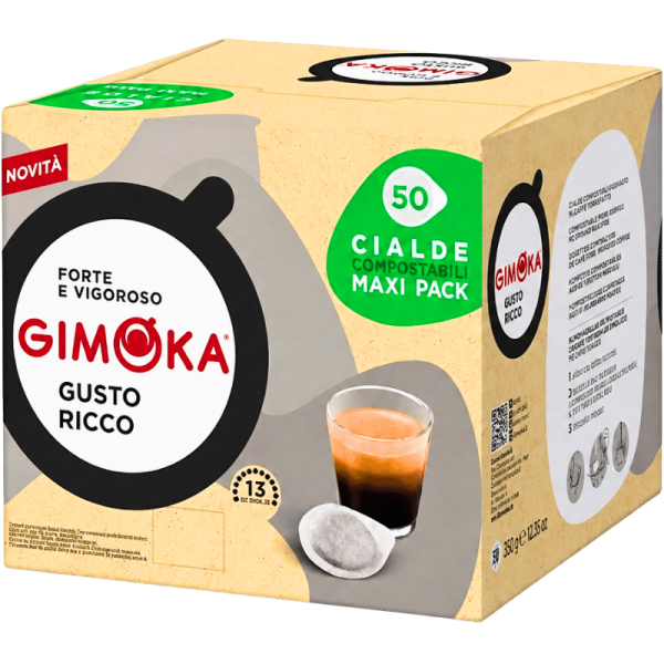 Кафе дози Gimoka Gusto Ricco подове ESE, 50 дози