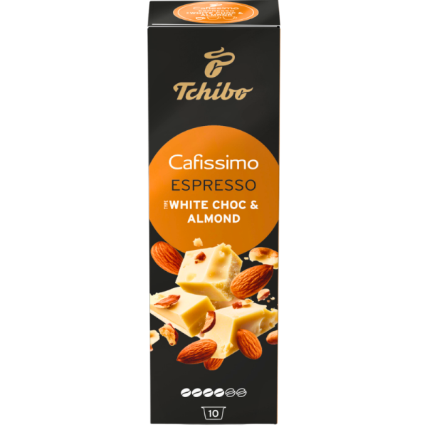 Кафе капсули Tchibo Cafissimo White choc and almond, 10 капсули
