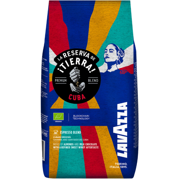 Кафе на зърна Lavazza Tierra La Reserva Cuba Premium blend, 1кг