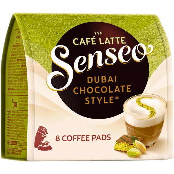 Кафе дози Senseo Caffe Latte Dubai Chocolate, 8 дози