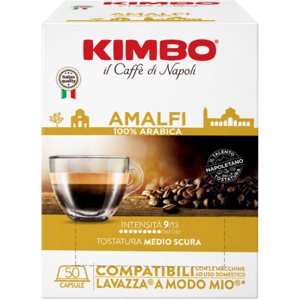 Кафе капсули Kimbo Amalfi AMM, 50 капсули 