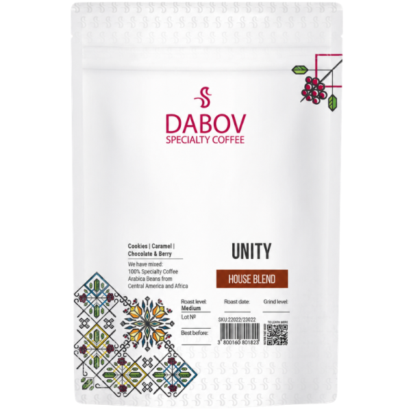 Кафе на зърна Dabov Specialty Coffe Unity, 0.200кг