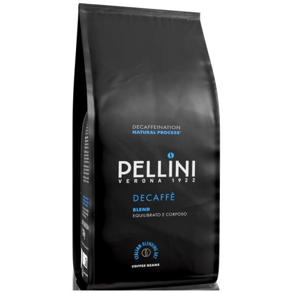 Кафе на зърна Pellini Decaffè 200 г без кофеин - опаковка