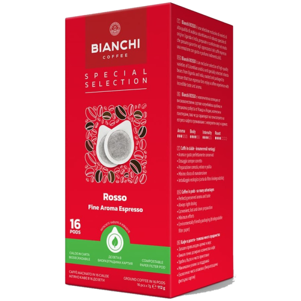 Кафе дози Bianchi Rosso E.S.E., 16 бр.