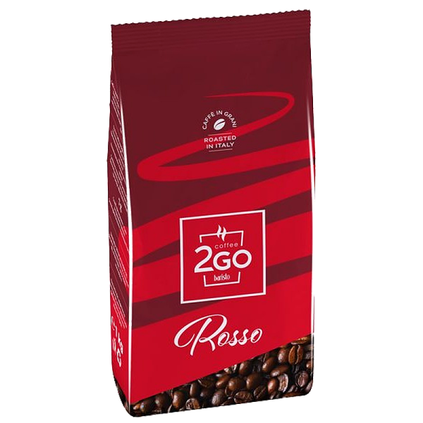 Кафе на зърна Baristo 2GO Rosso, 1 кг, Арабика и Робуста