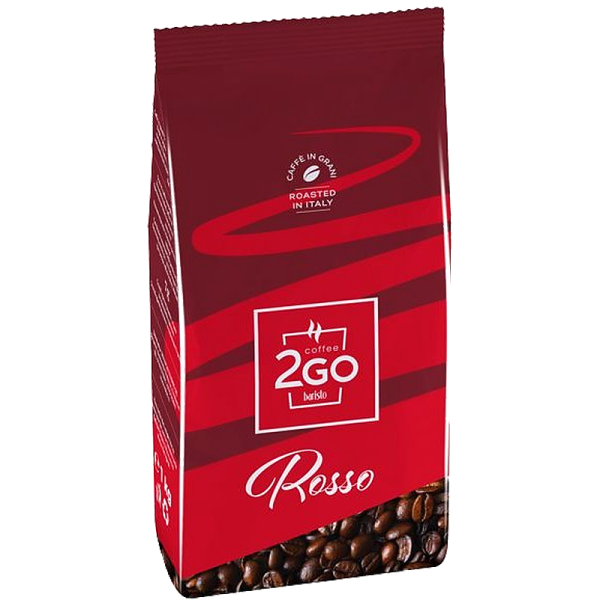 Кафе на зърна Baristo 2GO Rosso, 1 кг, Арабика и Робуста