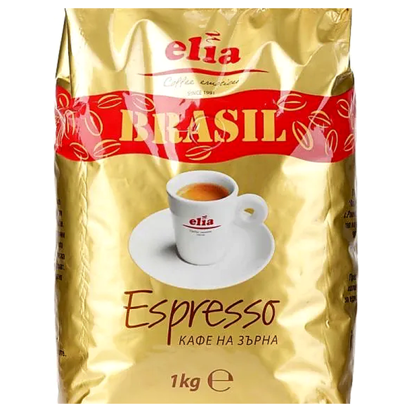 Кафе на зърна Elia Brasil Espresso, 1 кг