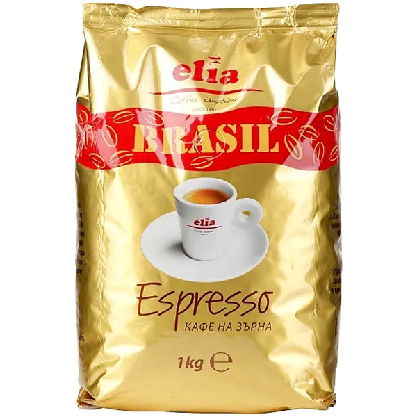 Кафе на зърна Elia Brasil Espresso, 1 кг