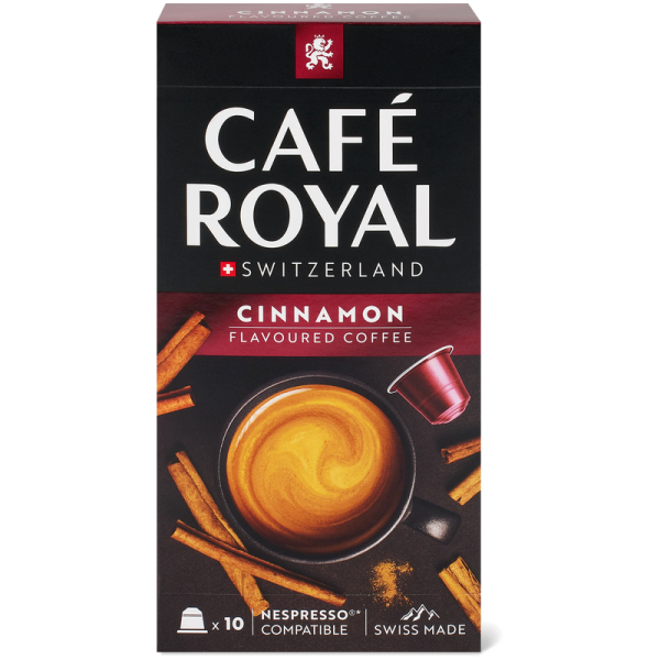 Кафе капсули Cafe Royal Cinnamon за Nespresso Original, 10 бр., 100% Арабика