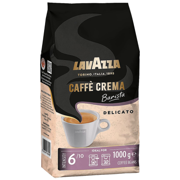 Кафе на зърна Lavazza Caffè Crema Barista Delicato, 1 кг, Арабика и Робуста