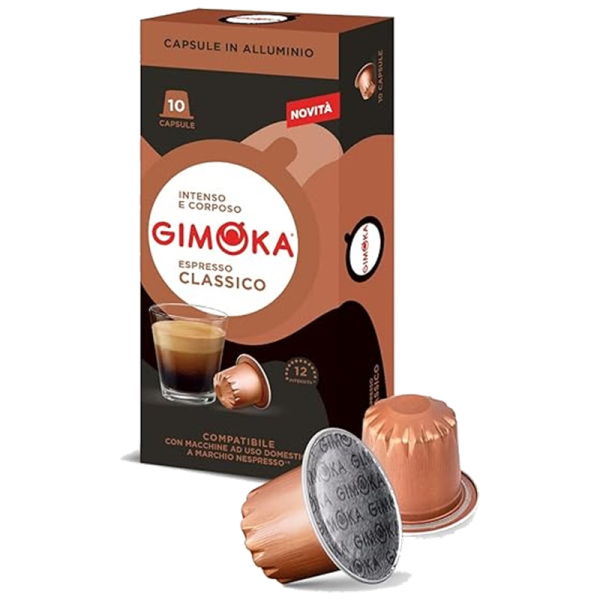 Кафе капсули Gimoka Espresso Classico за Nespresso Original, 10 бр., Арабика и Робуста