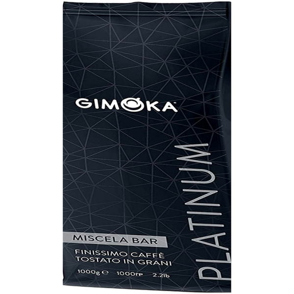 Кафе на зърна Gimoka Platinum, 1 кг, 70% Арабика и 30% Робуста
