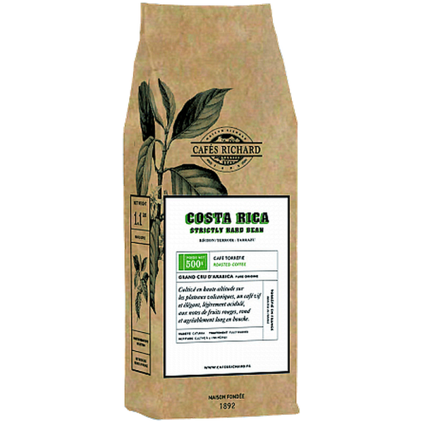 Кафе на зърна Cafés Richard Costa Rica San Rafael, 500 г, 100% Арабика