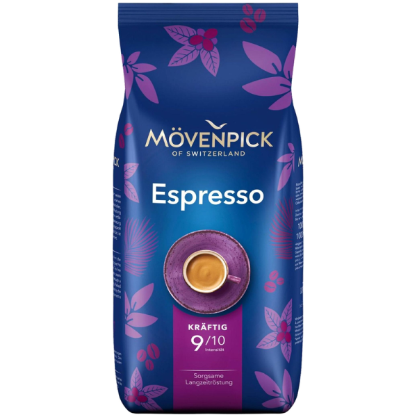 Кафе на зърна Mövenpick Espresso, 1 кг, Арабика и Робуста